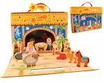 Childrens Carrycase Wooden Nativity Set