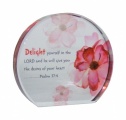 Delight Yourself In The Lord Crystal Block