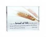 I Am The Bread Of Life Crystal BLock