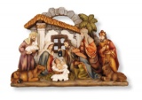 Stone Arch Background Resin Nativity