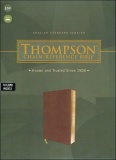 ESV Thumb Indexed Thompson Chain Bible - Brown