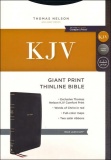 KJV Giant Print Thinline Black Leathersoft Bible