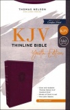 KJV Thinline Youth Purple Lion Edition Bible