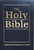 KJV Royal Ruby Navy Vinyl Bible