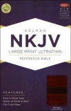 NKJV Ultrathin Large Print Reference Bible (Purple Packaging)