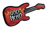 God is my Hero Guitar Childrens Wall Plaque