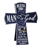 Man of God Cross Plaque