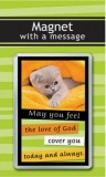 Cat - May the Love of God Fridge Magnet