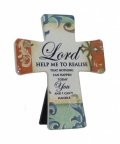 Lord Help Me To - Porcelain Cross