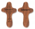 Serenity Walnut Holding Cross