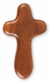 Walnut Wood Holding Cross - Small