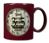 Proverbs 3:5 Burgundy Mug - Well Versed