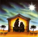 Desert Nativity Christmas Cards - Pack of 10