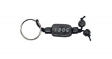 FROG (Fully Rely On God) Black Ceramic Keyring