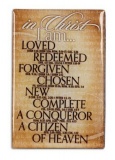 In Christ I am... Fridge Magnet