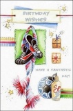 Happy Birthday - Greetings Card (Football)