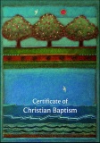 Certificate of Christian Baptism - Pack of 20