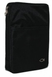 Classic Canvas Large Bible Cover (Black)