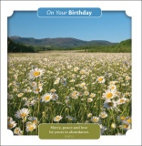 On Your Birthday - Jude 1:2 Scenic Field Greetings Card