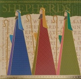 Shepherds Scroll Text Background  Christmas Cards - Pack of 5