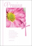 Praying for You - Greetings Card (Pink Daisy)