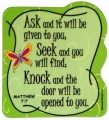 Ask And It Will Be - Fridge Magnet
