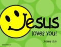 Jesus Loves You - Fridge Magnet