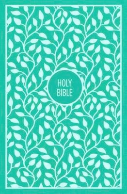KJV Large Print Thinline Turquoise Bible