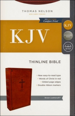 KJV Thinline Brown Leasoft Bible