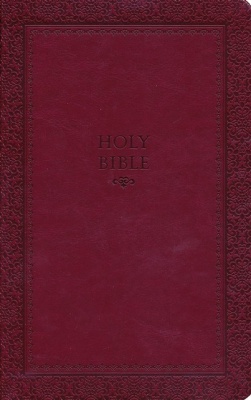 KJV Thinline Indexed Crimson Leasoft Bible