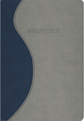 KJV Fire Study Bible (Blue/Charcoal)