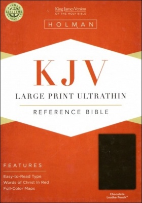 KJV Large Print Ultrathin Reference Bible (Chocolate Colourway)