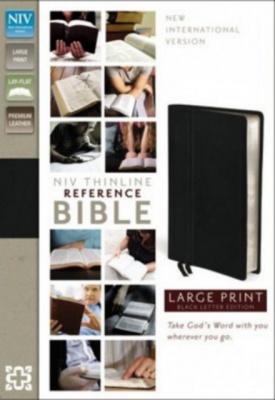 NIV Thinline Large Print Reference Bible