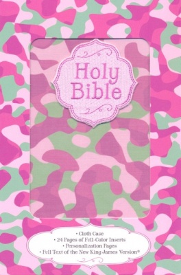 NKJV Pink Camouflage Bible