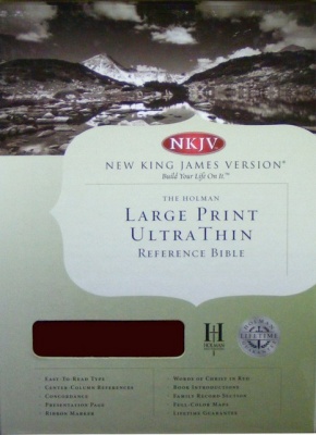 NKJV Ultrathin Large Print Reference Bible