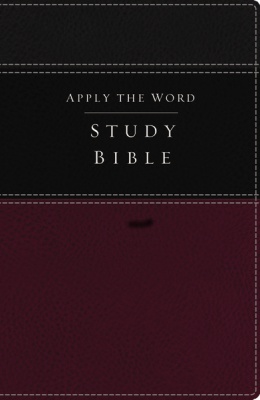 NKJV Apply The Word Study Bible (Deep Rose/Black)