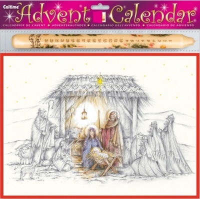 Nativity Advent Calendar & Advent Candle