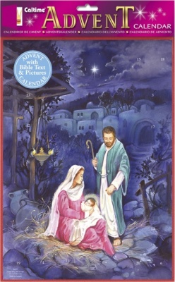 Jesus Mary and Joseph Bible Reference Advent Calendar