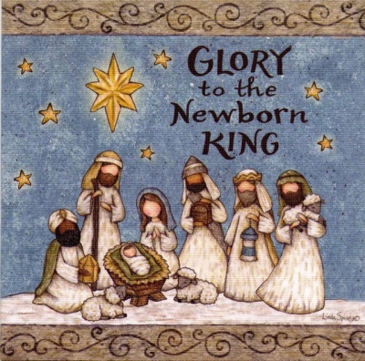 Glory to the Newborn Christmas Cards - Pack of 10