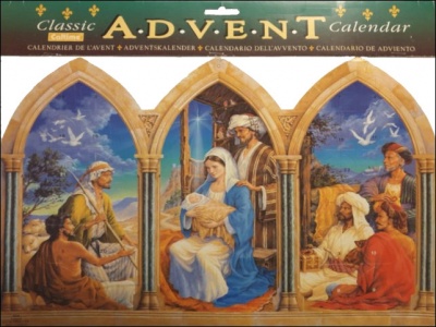Arch Window, Freestanding Advent Calendar