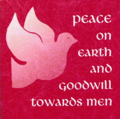 Peace on Earth Dove Christmas Cards - Pack of 10