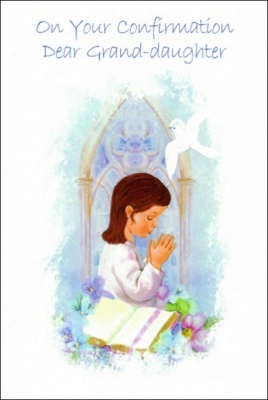 Confirmation - Greetings Card (Granddaughter)