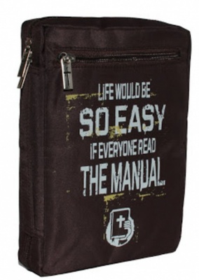 Life Would Be So Easy... Large Bible Cover