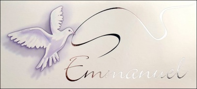 Emmanuel/Peace Doves - Box of 10 Christmas Cards