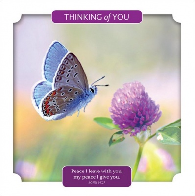 Thinking of You - John 14:27 Greetings Card