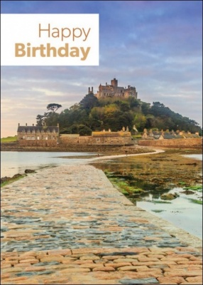 Happy Birthday - Greetings Card (Cornwall)
