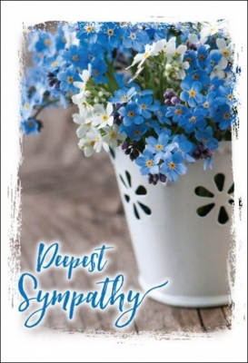 Deep Sympathy - Greetings Card (2 Thessalonians 2:16)
