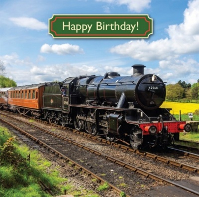 Happy Birthday - Greetings Card (Train)