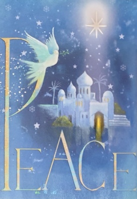 Peace Dove at Night Christmas Cards - Pack of 5