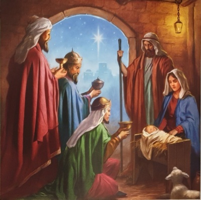 Traditional Nativity Christmas Cards - Pack of 5